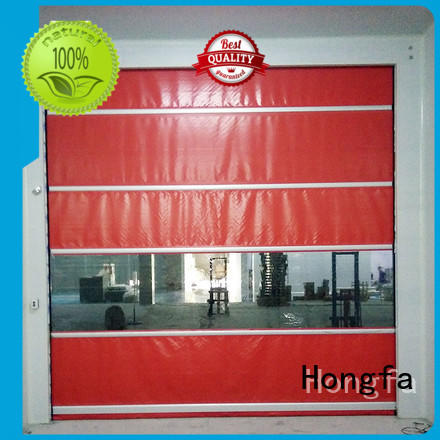 Hongfa safe high speed roller shutter doors oem for warehousing