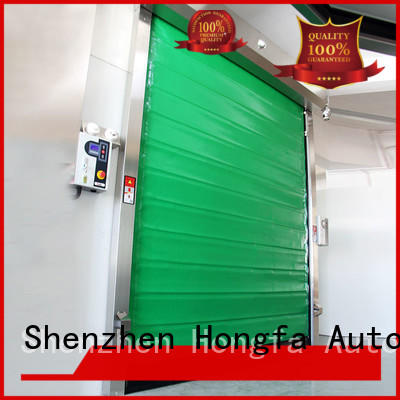 Hongfa rapid cold storage doors effectively for supermarket