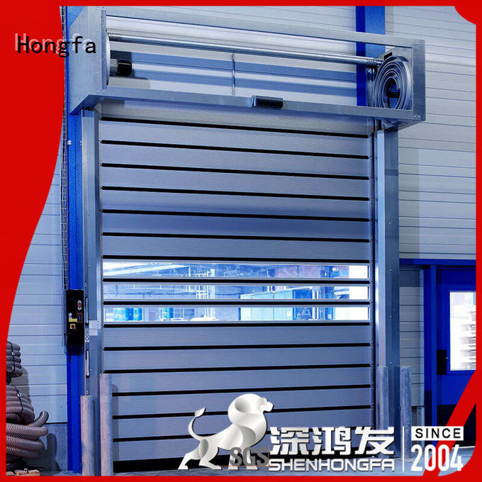 Hongfa wonderful 3x3 spiral door in different color for factory