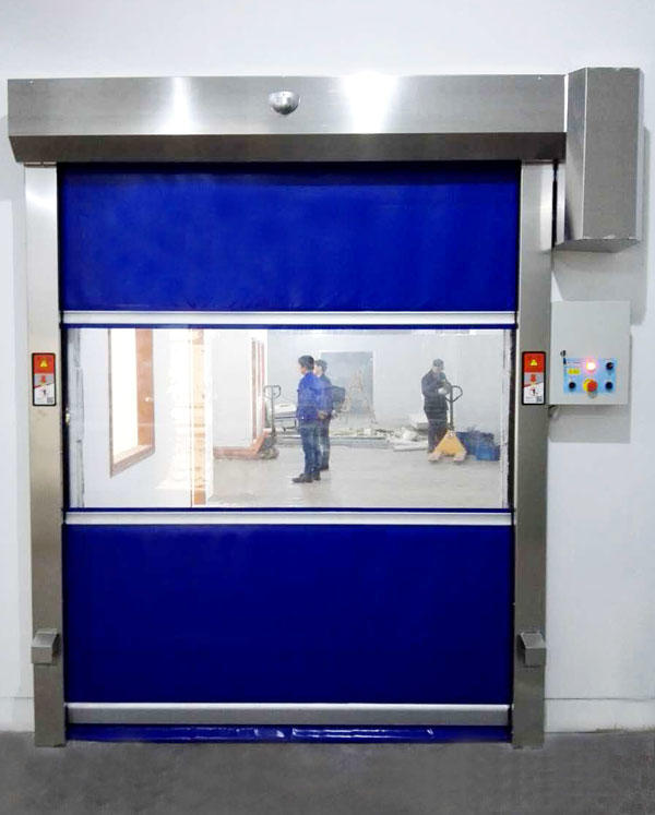 curtain automatic roll up door widely-use for food chemistry textile electronics supemarket refrigeration logistics