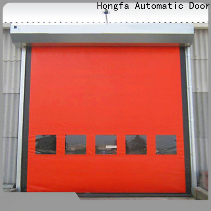 Hongfa zipper roll up sheet door experts for warehousing