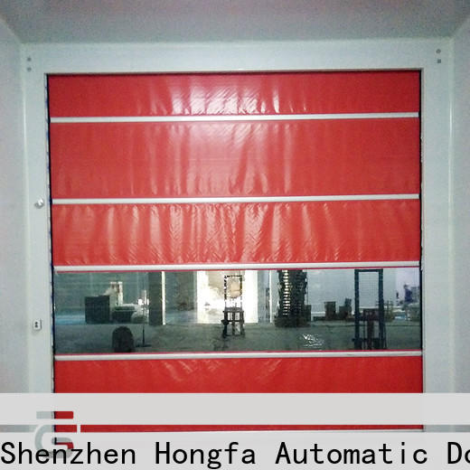 Hongfa fast small roll up doors company for supermarket