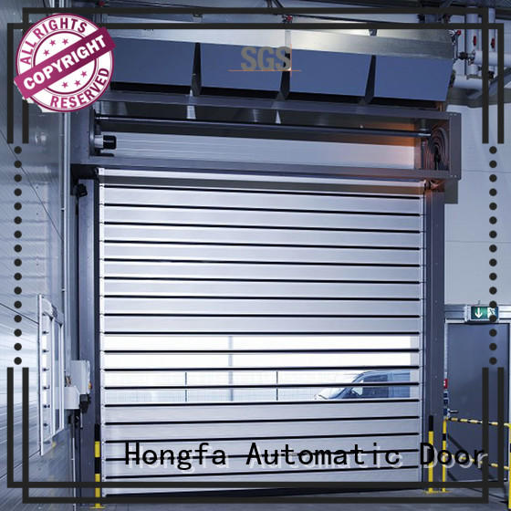 automatic 3x3 spiral door in different color for industrial warehouse Hongfa
