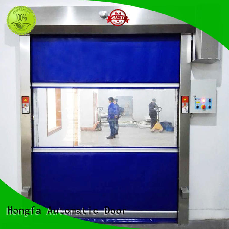 Hongfa high-quality industrial roller doors fast for food chemistry textile electronics supemarket refrigeration logistics