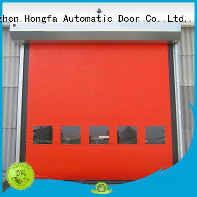 Hongfa hot-sale auto-recovery door door for warehousing