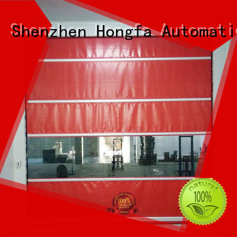 pvc automatic roll up door supplier for factory