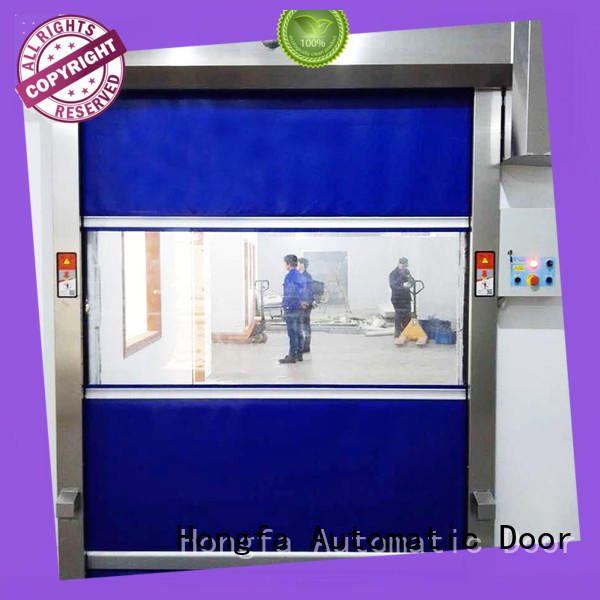 control curtain automatic Hongfa Brand industrial roller doors factory