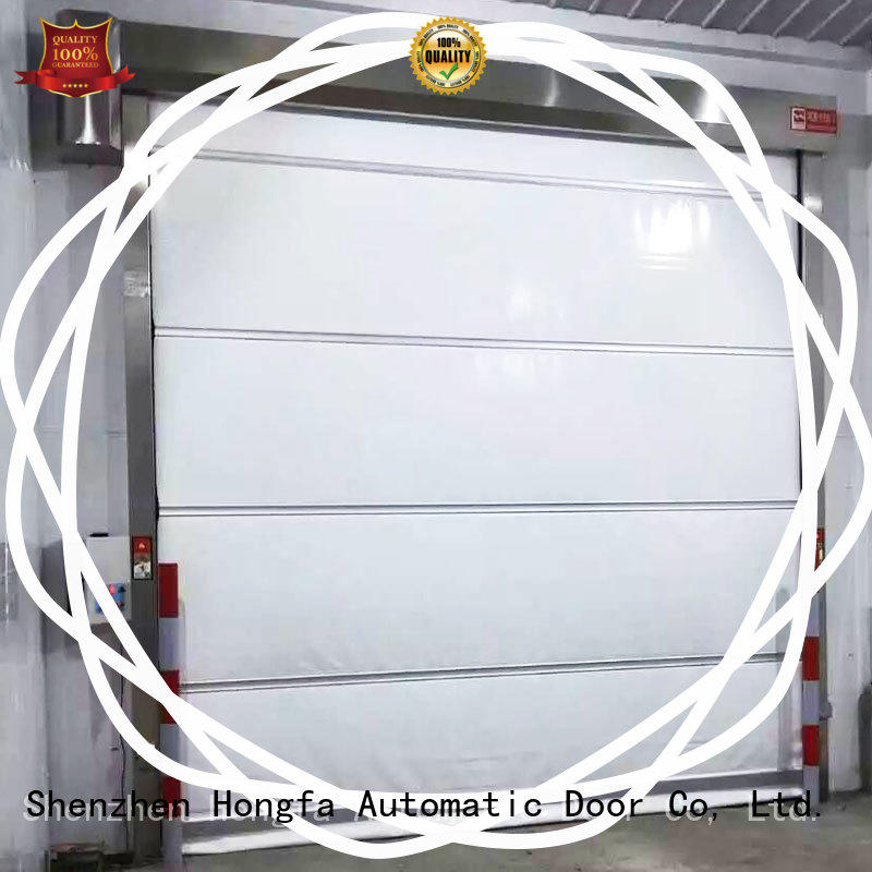 curtain rapid roll up door remote for warehousing Hongfa