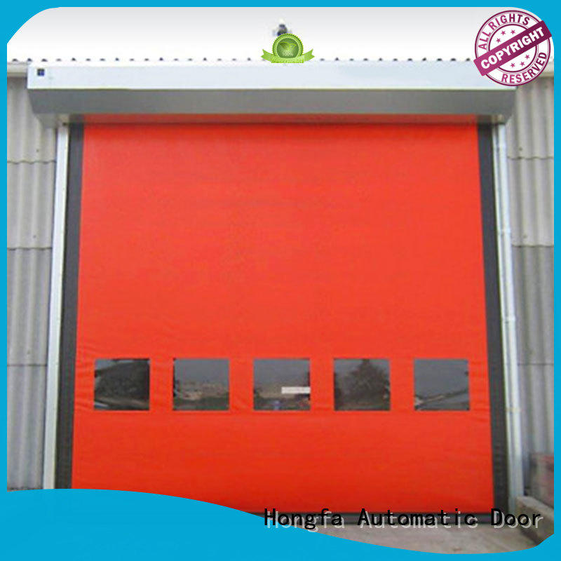 competetive price zipper rapid door owner for cold storage room Hongfa