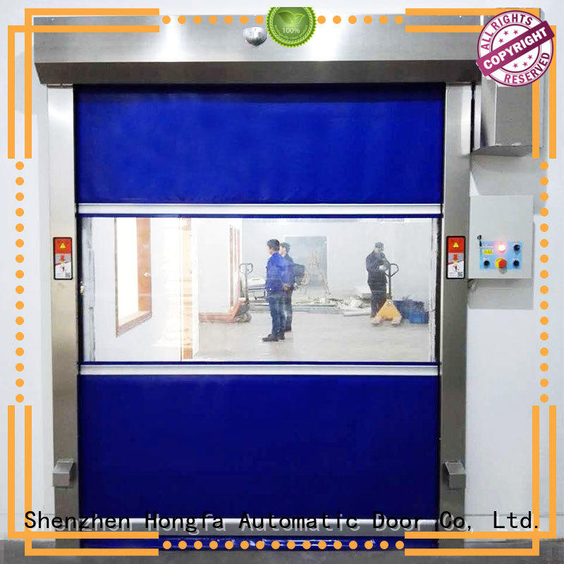 high-speed high speed roll up doors in different color for factory Hongfa
