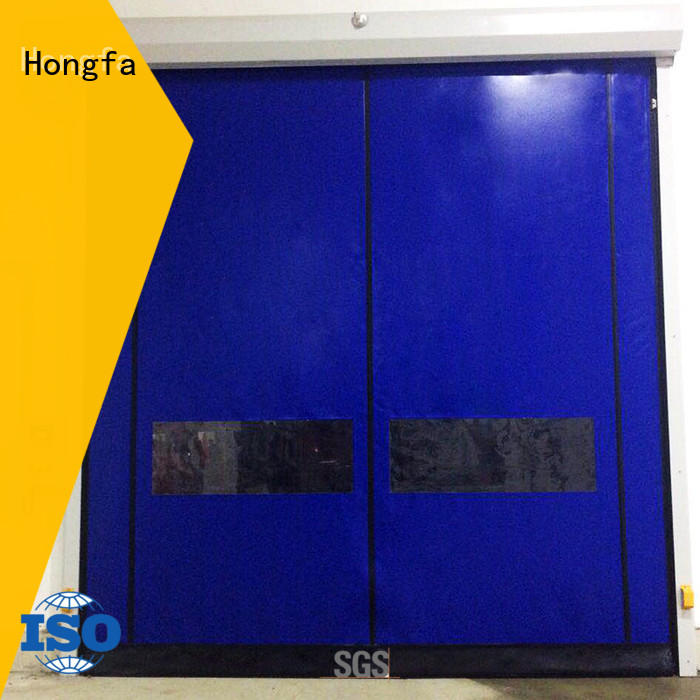 self repairing high speed doors zipper for warehousing Hongfa