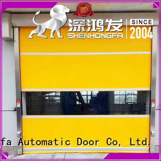 pvc high speed door clear for supermarket Hongfa