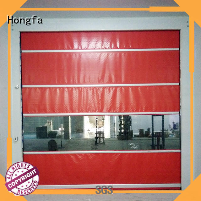 Hongfa rapid roll up doors interior widely-use for warehousing