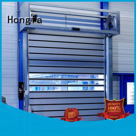 Hongfa aluminum spiral door from china for factory
