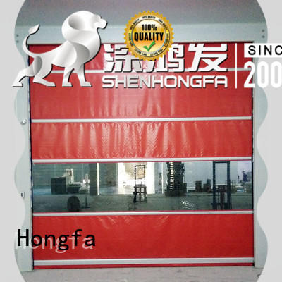 Hongfa roll up door overseas market for factory