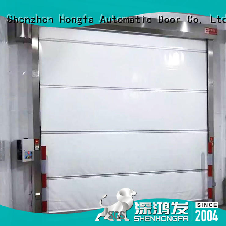 Hongfa professional fabric roll up doors clear for factory