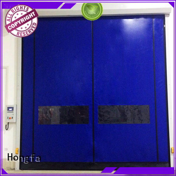 Hongfa high-quality self repairing high speed doors speed for supermarket