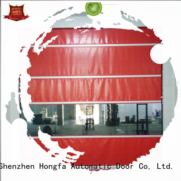 Hongfa oem fabric door factory price for warehousing