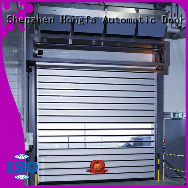 Hongfa speed spiral fast door in different color for factory