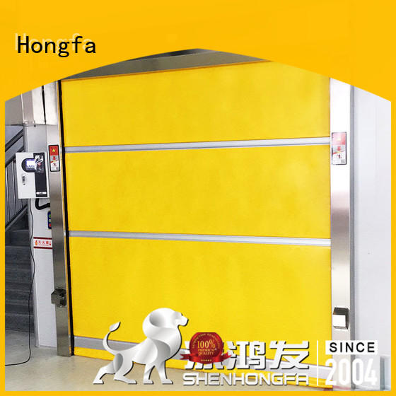 Hongfa perfect high speed fabric doors marketing for factory