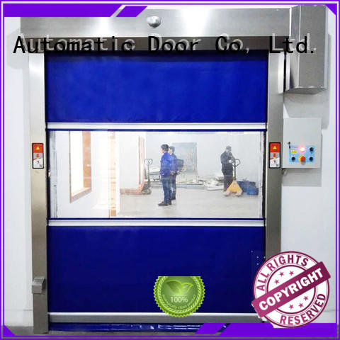 high-speed PVC fast door fabric supplier for food chemistry textile electronics supemarket refrigeration logistics