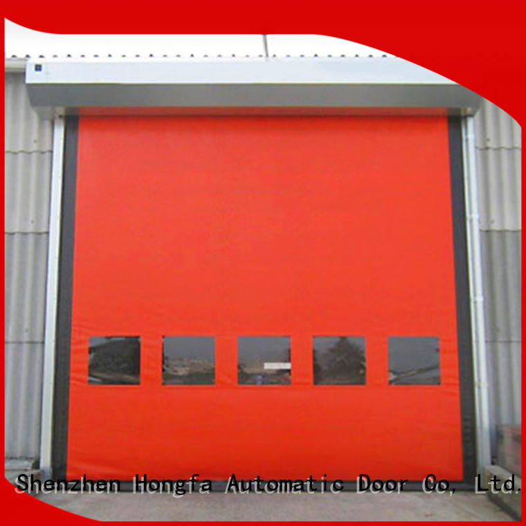 Hongfa high-quality self repairing high speed doors zipper for cold storage room