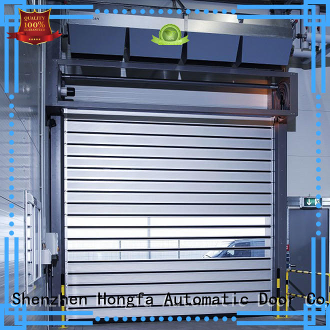 Hongfa automatic electric roll up door types for parking lot