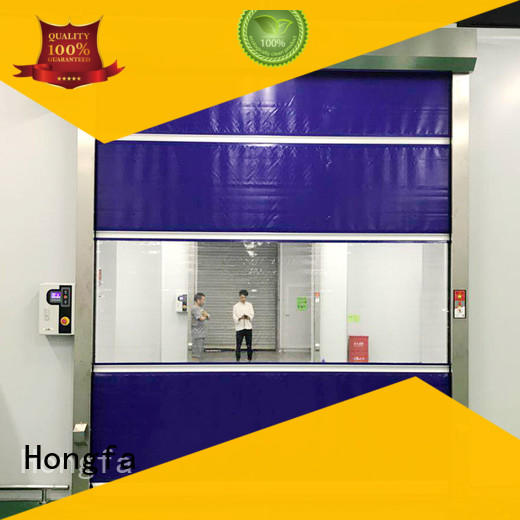 action high speed roller shutter doors in different color for storage Hongfa