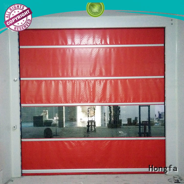 Hongfa fabric roll up doors newly for warehousing