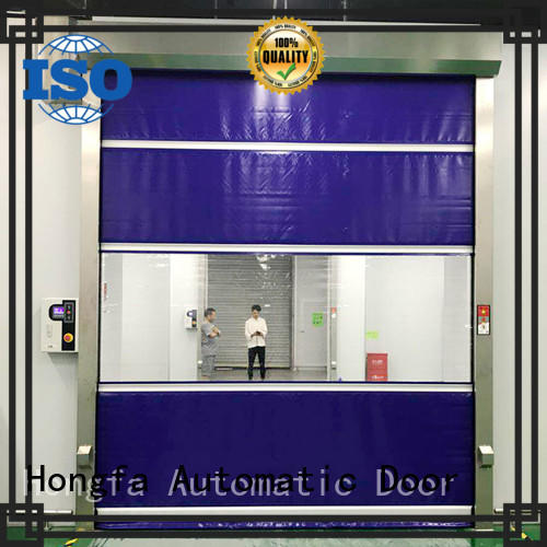 Hongfa automatic fabric door supplier for factory