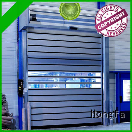Hongfa good-looking spiral fast door from china for industrial warehouse